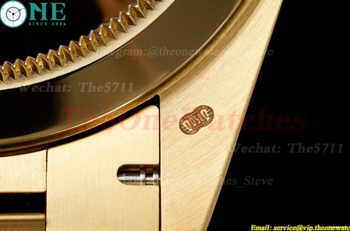 JDF (Gain Black 228238 YG DayDate VR3255 Dial V4 Textured 40mm YG Weight) 1204